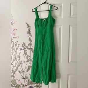 Sim & Sam Pear Green Party Dress NWOT